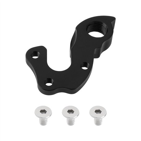 Briny River Patte de Dérailleur Arrière de Vélo en Aluminium CNC avec Vis Compatible avec Planet X XLS Noire