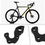 Briny River Patte de Dérailleur Arrière de Vélo en Aluminium CNC avec Vis Compatible avec Planet X XLS Noire
