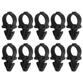 Briny River Lot de 10 Clips de Fixation pour Faisceau de Câbles de Tuyau Huile 70345-84 Compatible avec Harley-Davidson Les Moto