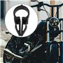 Briny River Lot de 10 Clips de Fixation pour Faisceau de Câbles de Tuyau Huile 70345-84 Compatible avec Harley-Davidson Les Moto