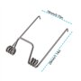 Briny River Lot de 10 Ressorts de Tension de 1,8 Cm Compatible avec Babyliss FX870 Tondeuse à Cheveux
