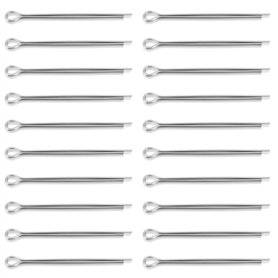Briny River Lot de 20 Goupilles Fendues pour écrous d'hélice Marine 4 X 50 Mm en Acier Inoxydable 304 Compatible avec Yamaha F15