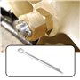 Briny River Lot de 20 Goupilles Fendues pour écrous d'hélice Marine 4 X 50 Mm en Acier Inoxydable 304 Compatible avec Yamaha F15