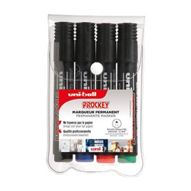 Uni Ball - Uni Mitsubishi Pencil - Marqueur Permanent Inodore Uni Prockey PM126 - Multisupport