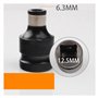 NSNGPAFACZ Adaptateur de mandrin de perçage 3 pièces avec vis 1/2quot;Carré à 1/4quot;Convertisseur d'adaptateur à Douille hexag