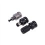 NSNGPAFACZ Adaptateur de mandrin de perçage 3 pièces avec vis 1/2quot;Carré à 1/4quot;Convertisseur d'adaptateur à Douille hexag