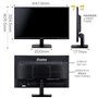 iiyama ProLite X2474HS-B1 écran plat de PC 59,9 cm (23.6") Full HD LED Noir - Écrans plats de PC (59,9 cm (23.6"), 1920 x 1080 p