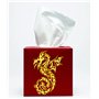 Pochoir Dragon Tribal 16,5 x 23 cm Réutilisable Chinois Asiatique Oriental Japonais Mur Pochoir