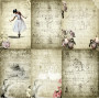 Papier de riz de mûrier de fond de ballet