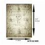 Papier de riz de mûrier de fond de ballet, 20,5 x 26,5 cm – 6 images différentes de papier de mûrier imprimées 30 g/m² fibres vi