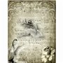 Papier de riz de mûrier de fond de ballet, 20,5 x 26,5 cm – 6 images différentes de papier de mûrier imprimées 30 g/m² fibres vi