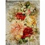 Papier de riz mûrier Stencil Company - 20,32 x 26,67 cm - 6 images différentes - 30 g/m² - Fibres visibles - Découpage, travaux 