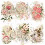 Papier de riz imprimé roses et oiseaux - 20