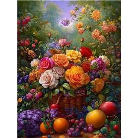 Fruit Paint by Numbers Kits for Adults