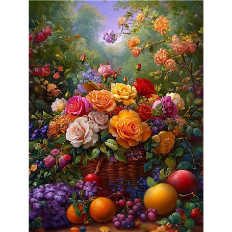 Fruit Paint by Numbers Kits for Adults
