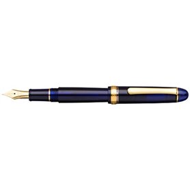 PLATINUM Century Gold Trim Chartres Stylo-plume Japonais 3776 Century Gold Trim Bleu Taille M/Bleu 0