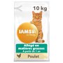 IAMS Stérilisé - Croquettes pour Chat Adulte stérilisé ou en surpoids - Poulet - 10kg