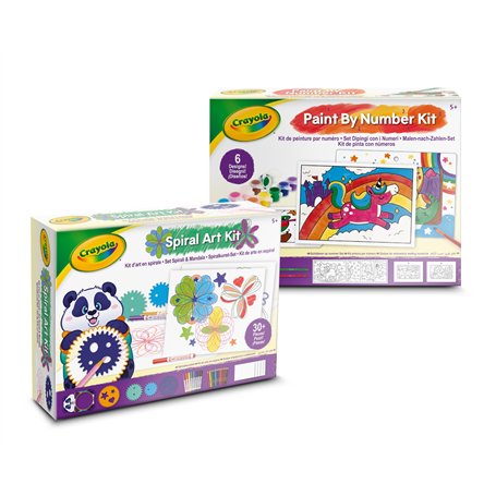 CRAYOLA - Lot de 2 kits créatifs Art&Craft