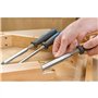 Draper 83277 Ciseau à bois biseauté 6 mm Noir et argent