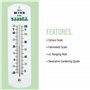 Thermomètre pour serre - 240 mm - Pour une utilisation en extérieur dans une serre de jardin, un abri de jardin - pour le jardin