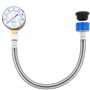 Manomètre de pression d'eau secteur - 0-11 bar / 0-160 PSI - Manomètre de test de pression d'alimentation en eau avec connecteur