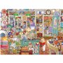 Verity's Vintage Shop | Puzzle de 1000 pièces | Puzzle antique | Puzzle durable pour adultes | Planche 100 % recyclée de qualité