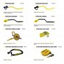 Stoplock HG 134-59 Serrure à clé Original Antivol Bloque-Volant - Dispositif Antivol de Dissuasion de Sécurité pour Voitures et 