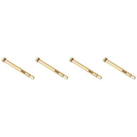 Bulk Hardware BH02863 Paquet de 4 Ancrages à douille avec boulon hexagonal M8 x 10 x 100 mm