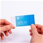 AVERY ZWECKFORM Boite de 100 portes-badge épingle 4x7,5 cm + 108 inserts microperforés