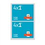 Royal Mail Ltd Lot de 8 timbres postaux auto-adhésifs à code barre 1ère classe