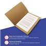 Exacompta - Réf. SCK-BUFZ - Paquet de 100 Chemises Folio Kraft chamois - Bulle
