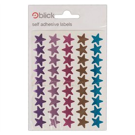 Autocollants Étoiles colorés Assortis