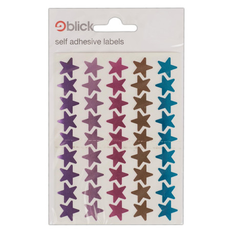 Autocollants Étoiles colorés Assortis