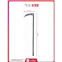 Smiffys Faux pour costume faucheuse, Noir, 6 pièces, 138cm/54in