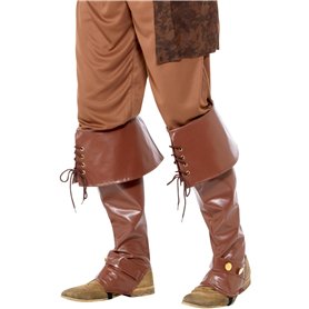 Smiffys Couvre-bottes de luxe style pirate