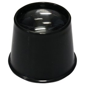 Eagle Loupe de poche en plastique avec grossissement x 10