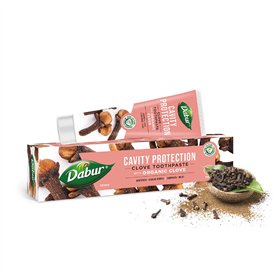 Dabur Dentifrice Biologique au Clou de Girofle 100 ml - Antibactérien