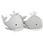 Butée de porte en tissu en forme de baleine - butée de porte en forme d’animal marin.