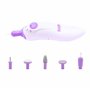 Bauer Professional Kit manucure et pédicure 5 accessoires fonctionnant à piles avec mallette de rangement - 38700