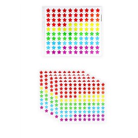HENBRANDT Lot de 500 autocollants holographiques en forme d'étoile