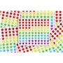 HENBRANDT Lot de 500 autocollants holographiques en forme d'étoile,6 étoiles de couleurs assorties,Mini autocollants de récompen