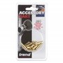 Trend Support d'étagère plaqué laiton, lot de 12, broche de 5 mm, capacité de charge de 100 kg, SS/B5/12