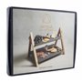 Artesà Tableware, Plat de Service en Ardoise avec Cadre en Bois D'Acacia, 40 X 30 X 25 cm, avec Boîte Cadeau