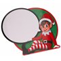 Toyland® Tableau d'affichage Elfe réinscriptible Autonome et Stylo pour Tableau Blanc - Accessoires de Noël Fantaisie