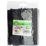 Lot de 1000 pailles en papier biodégradables Noir 20 cm