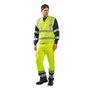 Portwest Gilet Hi-Vis Baudrier & Double Ceinture, Couleur: Jaune, Taille: L/XL, C470YERL/XL