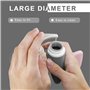 LELE LIFE Lot de 4 flacons de voyage portables en silicone, anti-fuite, compressibles, pour articles de toilette, conteneurs rec