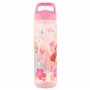 Disney Bouteille d'eau Princesse pour enfants avec paille – 600 ml sans BPA – Bouteille d'eau princesse avec poignée de transpor