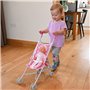 Dolly Tots Poussette Simple et Poupée | Pliable Avec Parapluie | Comprend Une Poupée Assortie