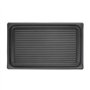 Vogue Plaque de cuisson à rainures en aluminium anti-adhésive, taille : 30 (H) x 530 (L) x 325 (P) mm, matériaux : aluminium end
